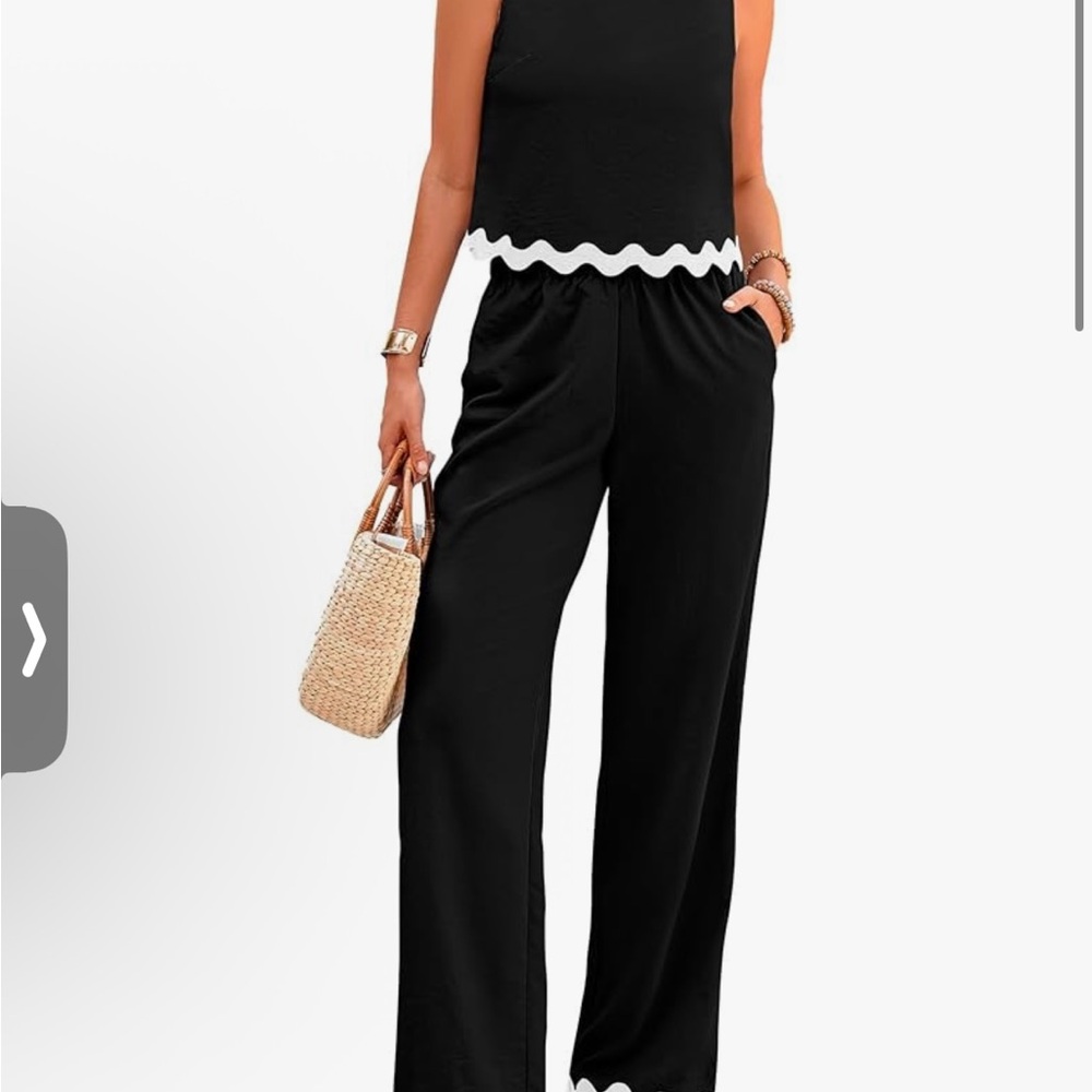 Black and White Women's Jumpsuit